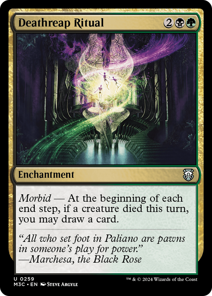 Deathreap Ritual (Ripple Foil) [Modern Horizons 3 Commander] | Card Merchant Takapuna
