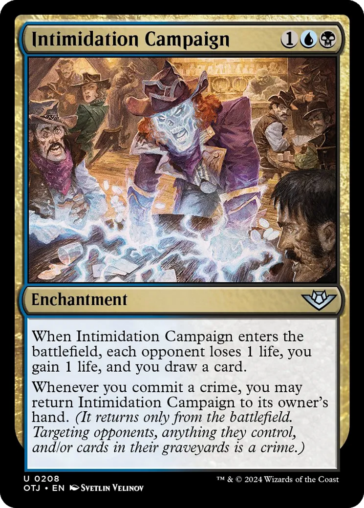 Intimidation Campaign [Outlaws of Thunder Junction] | Card Merchant Takapuna