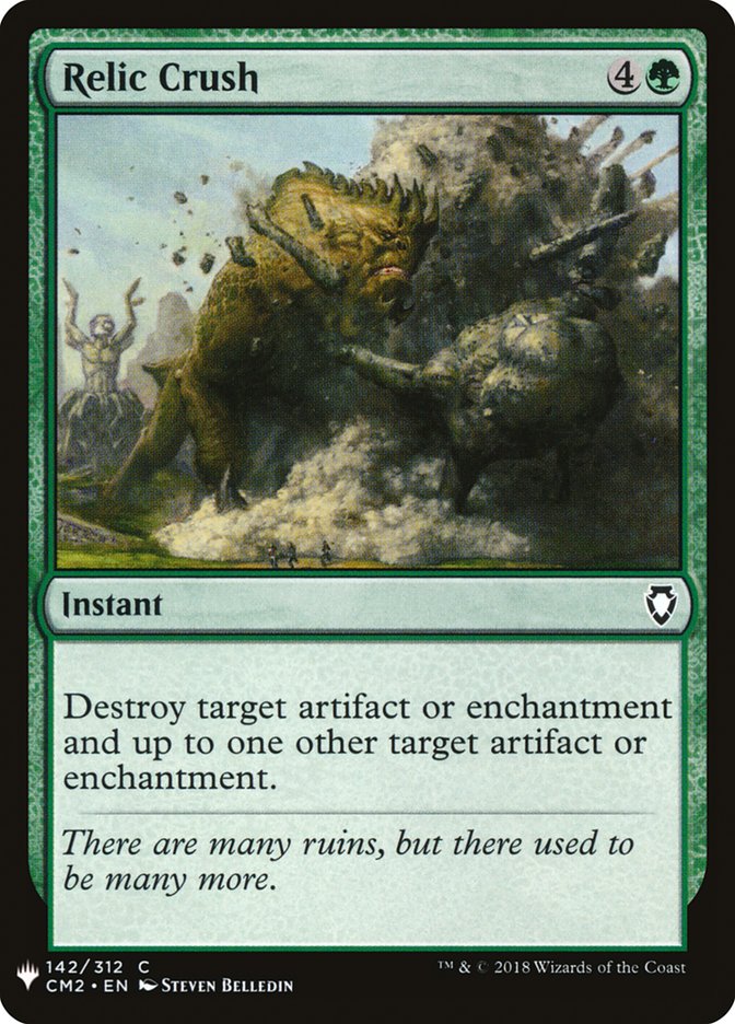 Relic Crush [Mystery Booster] | Card Merchant Takapuna