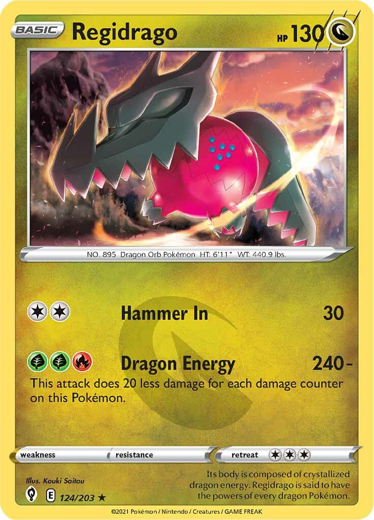 Regidrago (124/203) [Sword & Shield: Evolving Skies] | Card Merchant Takapuna