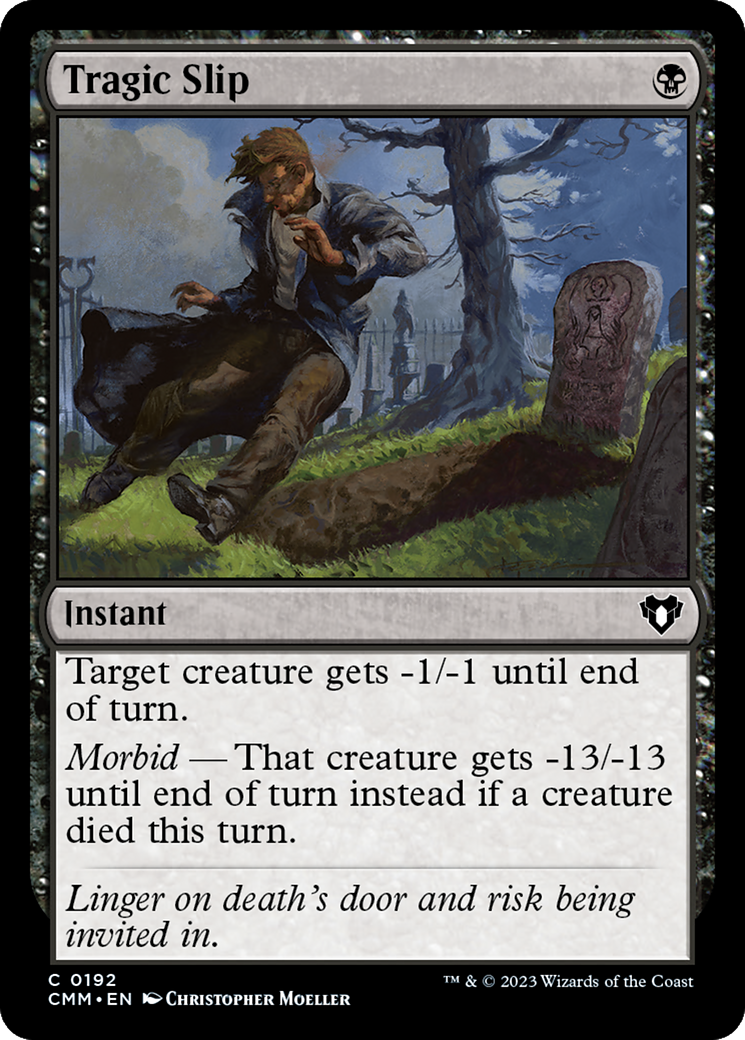 Tragic Slip [Commander Masters] | Card Merchant Takapuna