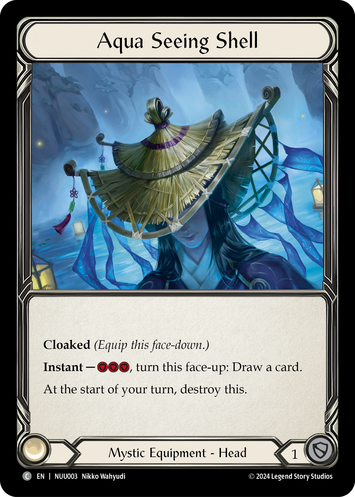 Aqua Seeing Shell [NUU003] (Part the Mistveil Nuu Blitz Deck) | Card Merchant Takapuna