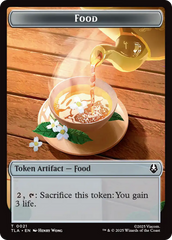 Clue (0018) // Food (0021) Double-Sided Tokens [Avatar: The Last Airbender Tokens] | Card Merchant Takapuna