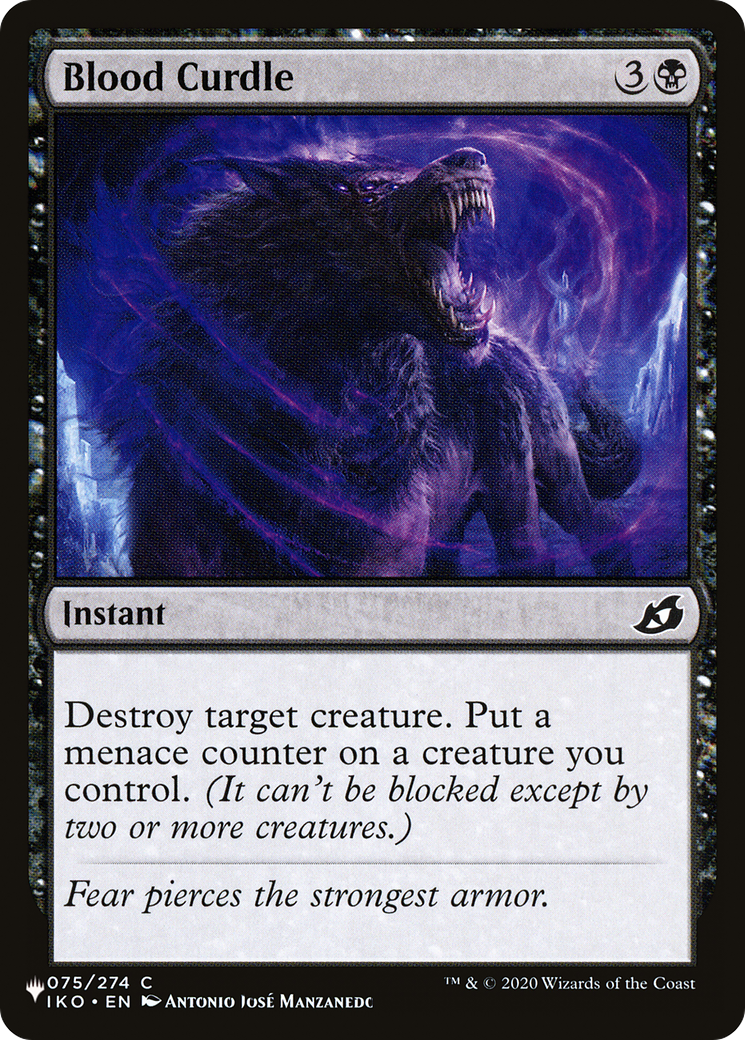 Blood Curdle [The List] | Card Merchant Takapuna