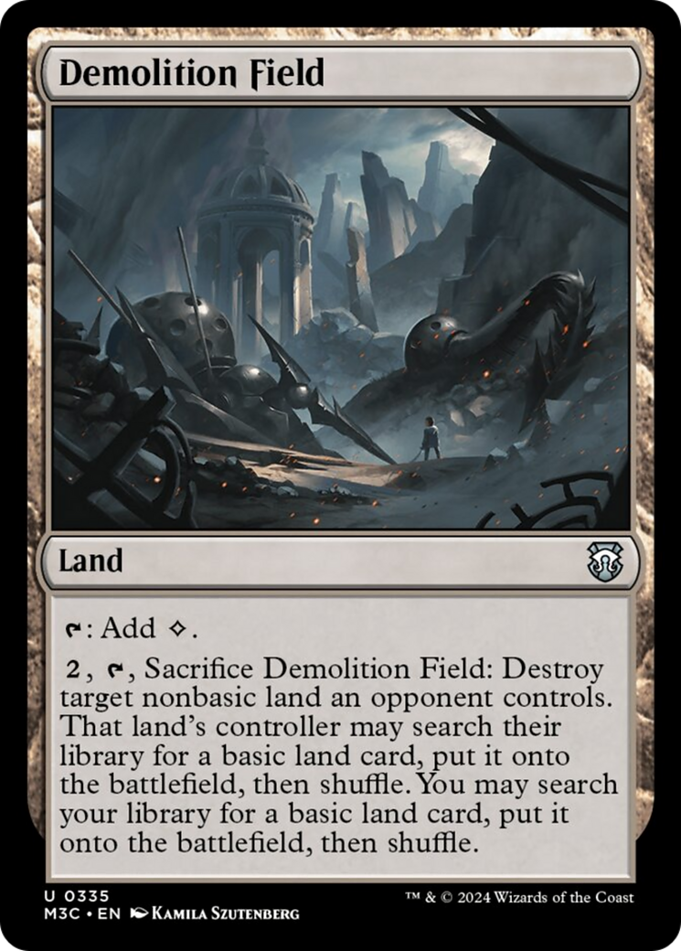 Demolition Field [Modern Horizons 3 Commander] | Card Merchant Takapuna