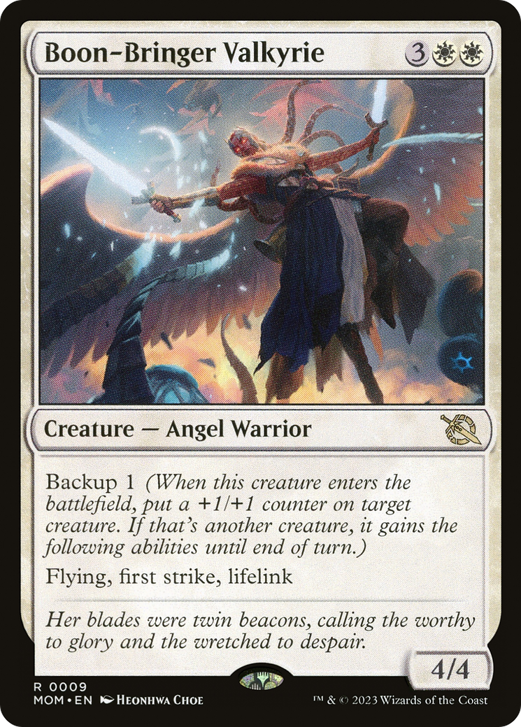 Boon-Bringer Valkyrie [March of the Machine] | Card Merchant Takapuna