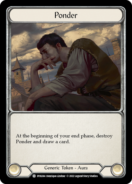 Ponder [DYN244] (Dynasty)  Rainbow Foil | Card Merchant Takapuna