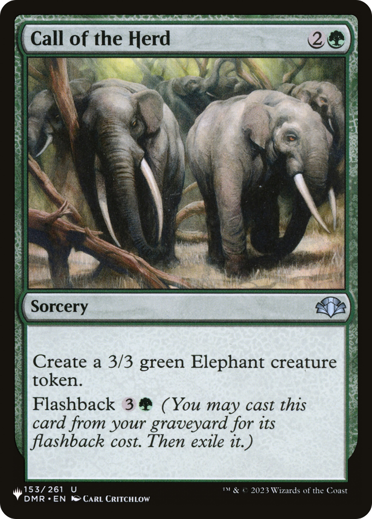 Call of the Herd [The List] | Card Merchant Takapuna