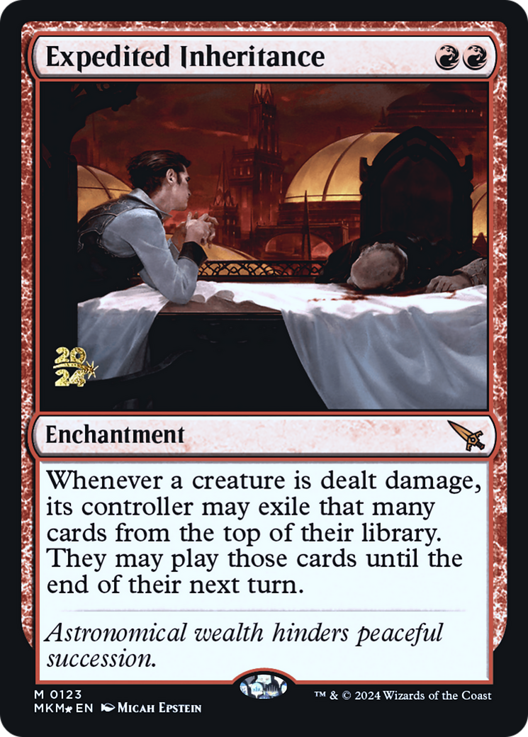 Expedited Inheritance [Murders at Karlov Manor Prerelease Promos] | Card Merchant Takapuna