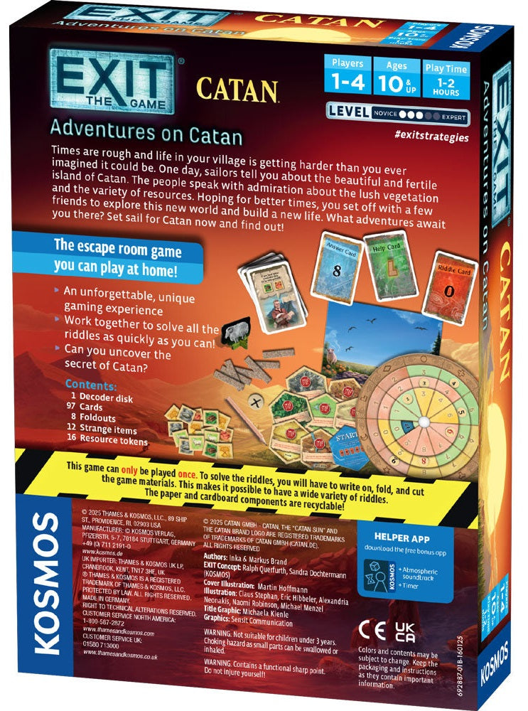 Exit The Game - Adventures on Catan | Card Merchant Takapuna