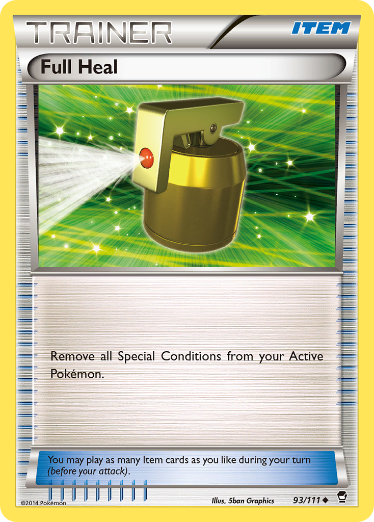 Full Heal (93/111) [XY: Furious Fists] | Card Merchant Takapuna