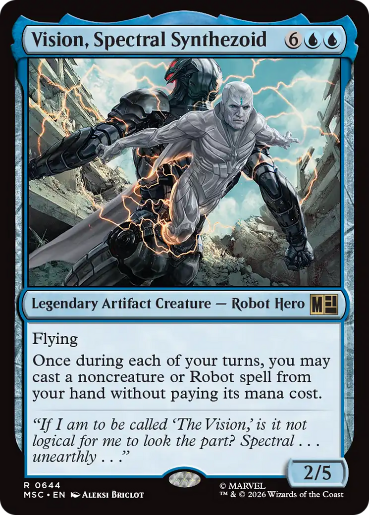 Vision, Spectral Synthezoid [Marvel Super Heroes Commander] | Card Merchant Takapuna