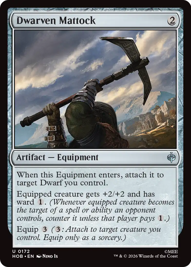 Dwarven Mattock [The Hobbit] | Card Merchant Takapuna