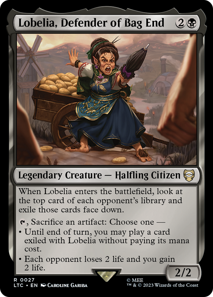 Lobelia, Defender of Bag End [The Lord of the Rings: Tales of Middle-Earth Commander] | Card Merchant Takapuna