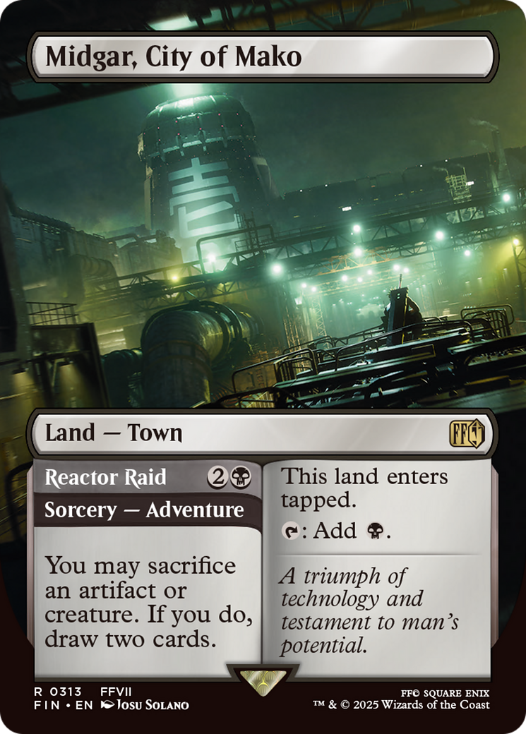 Midgar, City of Mako (Borderless) [FINAL FANTASY] | Card Merchant Takapuna
