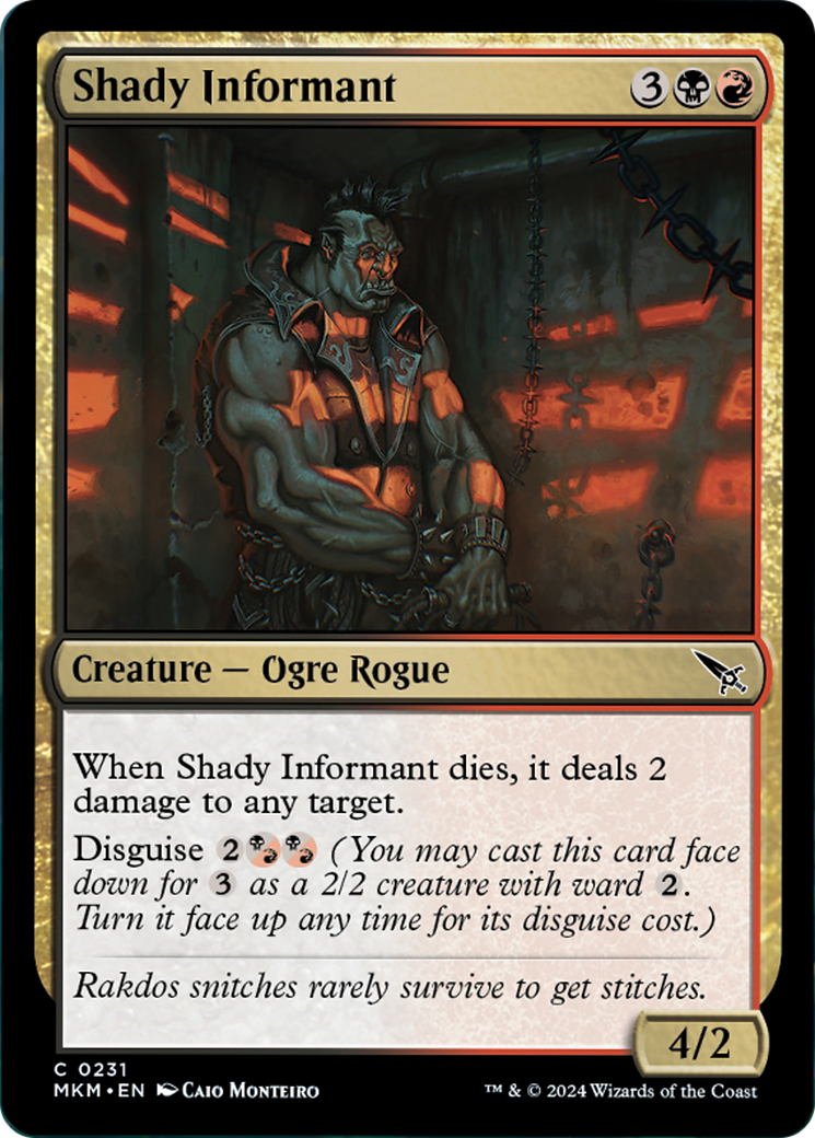 Shady Informant [Murders at Karlov Manor] | Card Merchant Takapuna