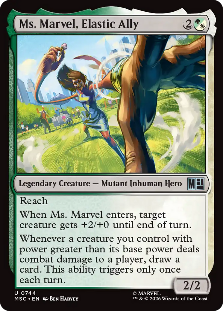 Ms. Marvel, Elastic Ally [Marvel Super Heroes Commander] | Card Merchant Takapuna