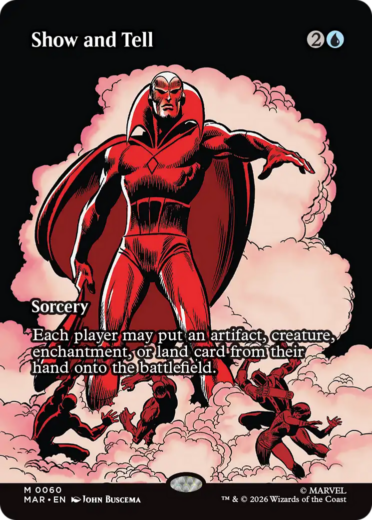 Show and Tell (Borderless) [Marvel Universe: Eternal-Legal] | Card Merchant Takapuna