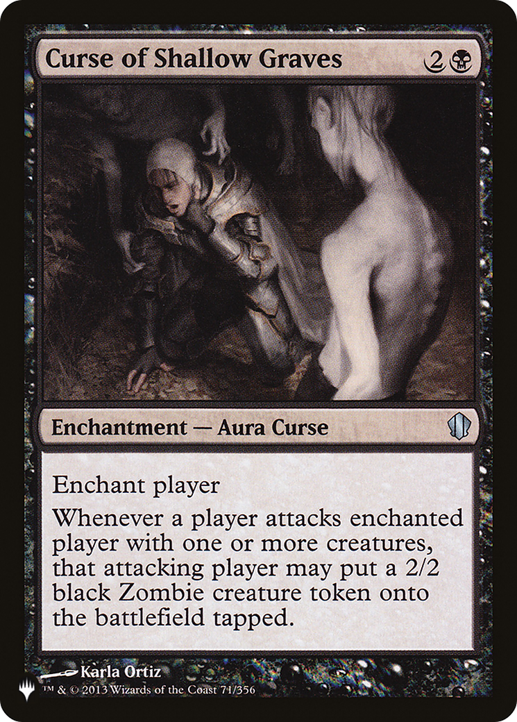 Curse of Shallow Graves [The List] | Card Merchant Takapuna