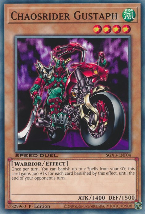 Chaosrider Gustaph [SGX3-ENF04] Common | Card Merchant Takapuna