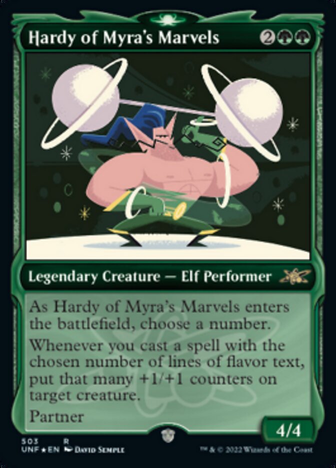 Hardy of Myra's Marvels (Showcase) (Galaxy Foil) [Unfinity] | Card Merchant Takapuna