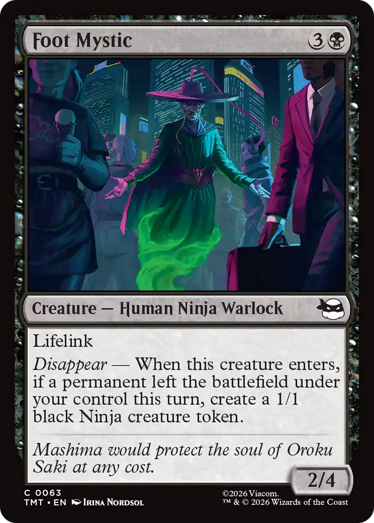 Foot Mystic [Teenage Mutant Ninja Turtles] | Card Merchant Takapuna