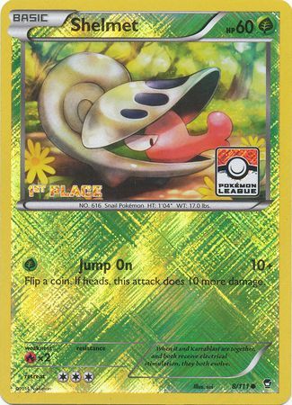 Shelmet (8/111) (League Promo 1st Place) [XY: Furious Fists] | Card Merchant Takapuna