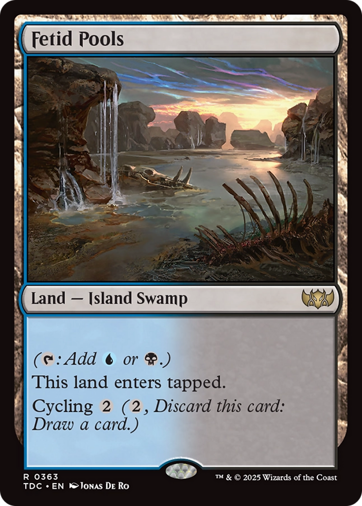 Fetid Pools [Tarkir: Dragonstorm Commander] | Card Merchant Takapuna