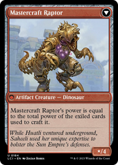 Saheeli's Lattice // Mastercraft Raptor [The Lost Caverns of Ixalan] | Card Merchant Takapuna