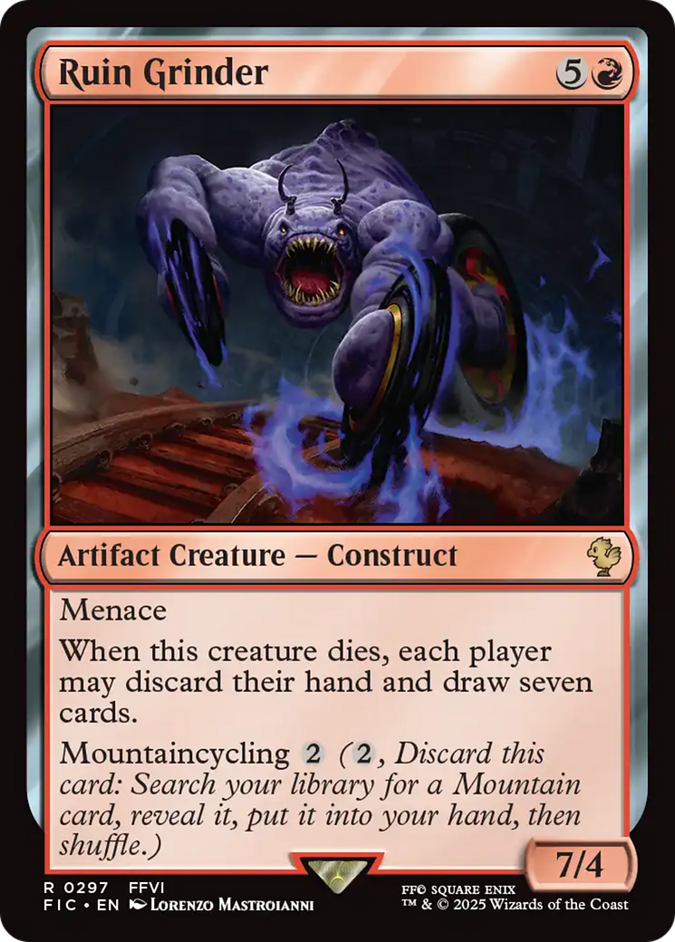 Ruin Grinder [FINAL FANTASY Commander] | Card Merchant Takapuna