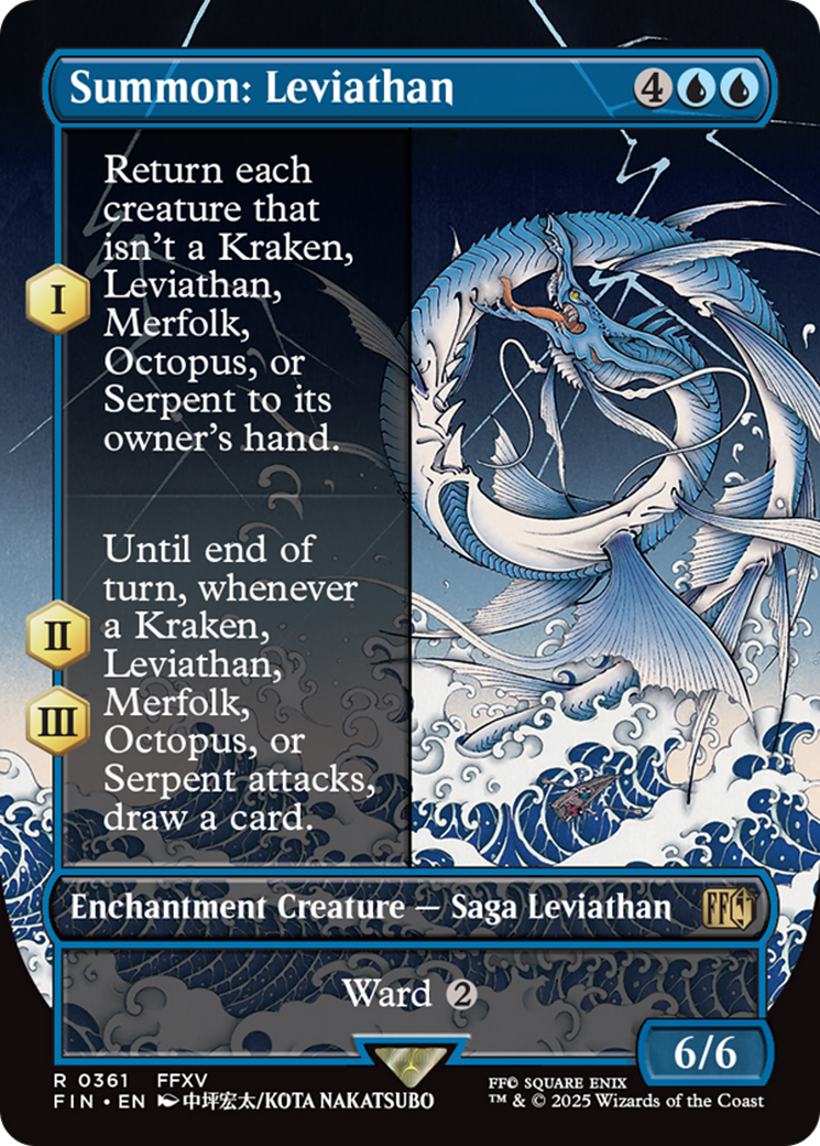Summon: Leviathan (Borderless) [FINAL FANTASY] | Card Merchant Takapuna