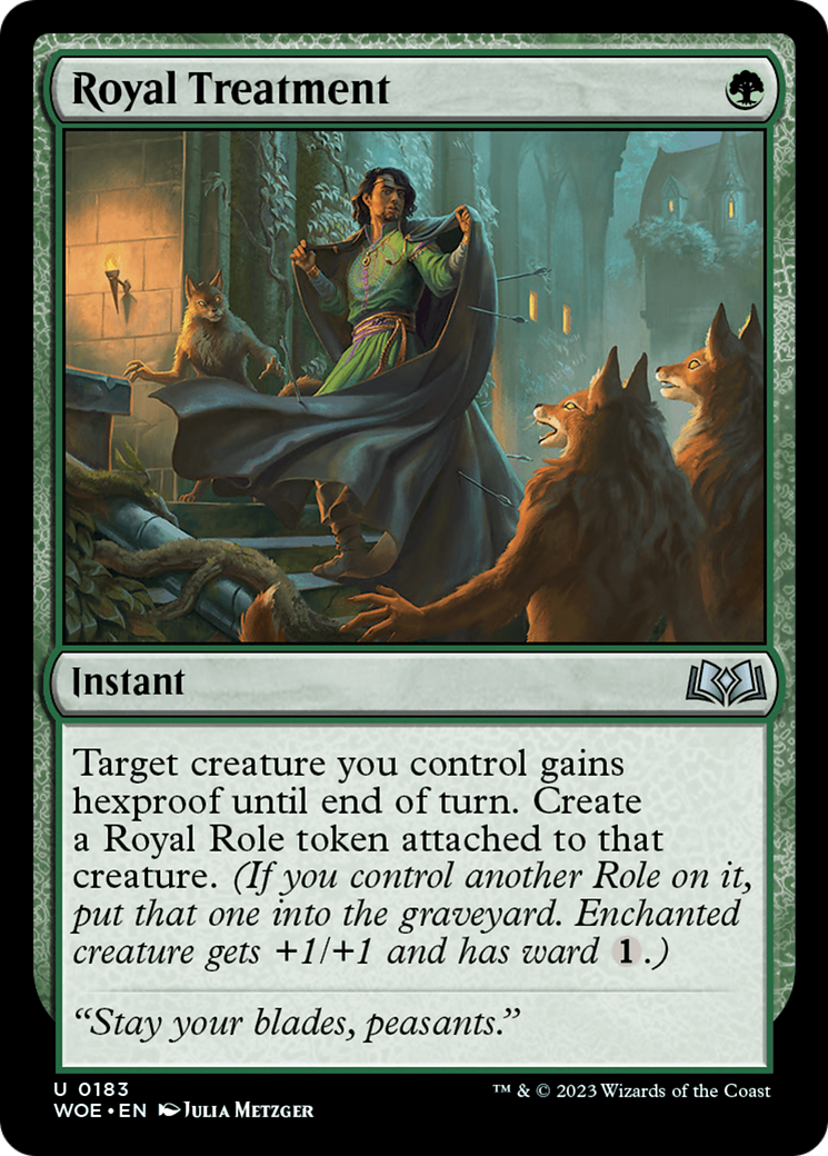 Royal Treatment [Wilds of Eldraine] | Card Merchant Takapuna