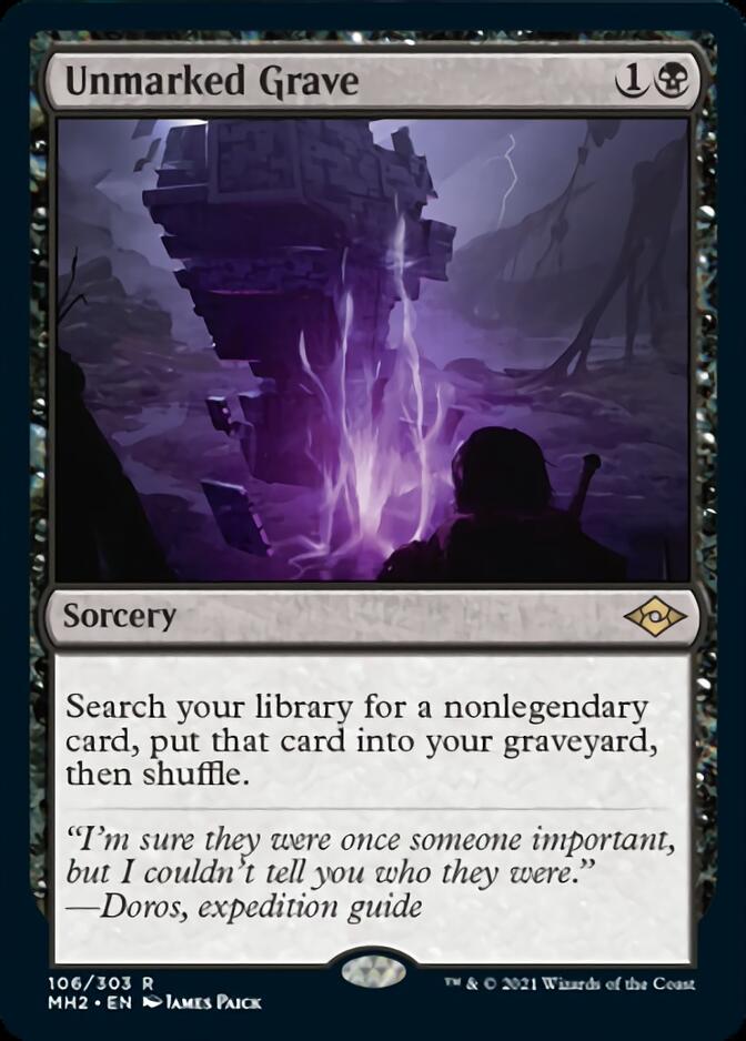 Unmarked Grave [Modern Horizons 2] | Card Merchant Takapuna