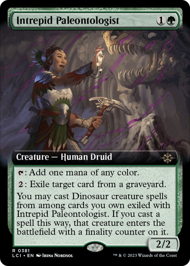 Intrepid Paleontologist (Extended Art) [The Lost Caverns of Ixalan] | Card Merchant Takapuna