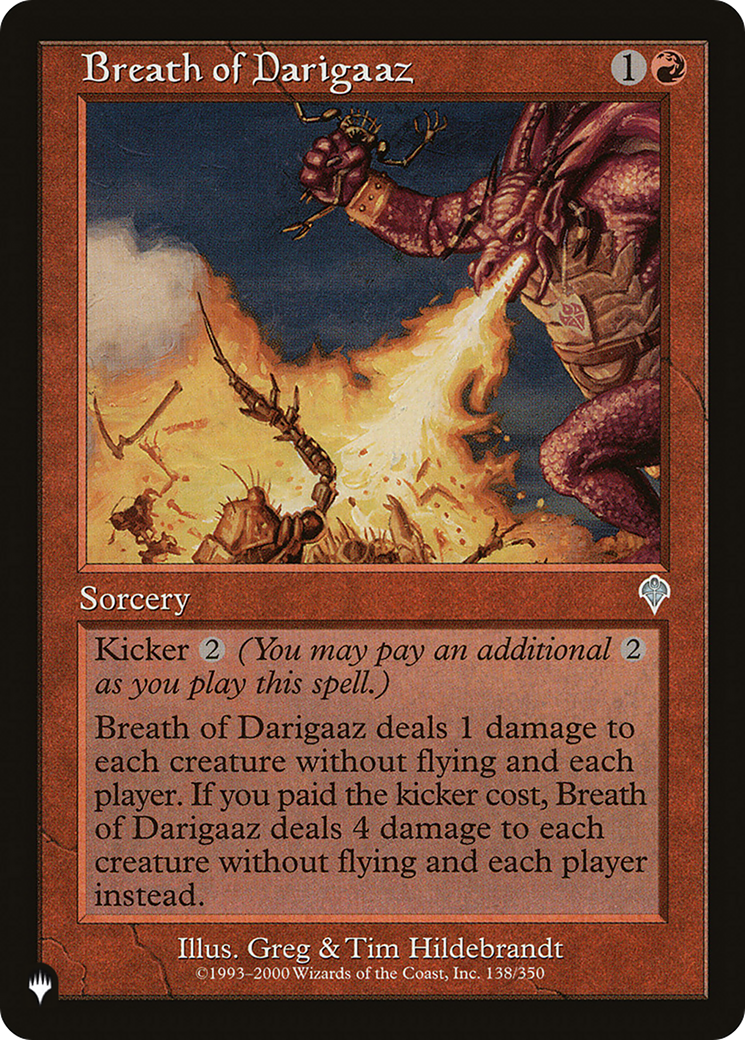 Breath of Darigaaz [The List] | Card Merchant Takapuna