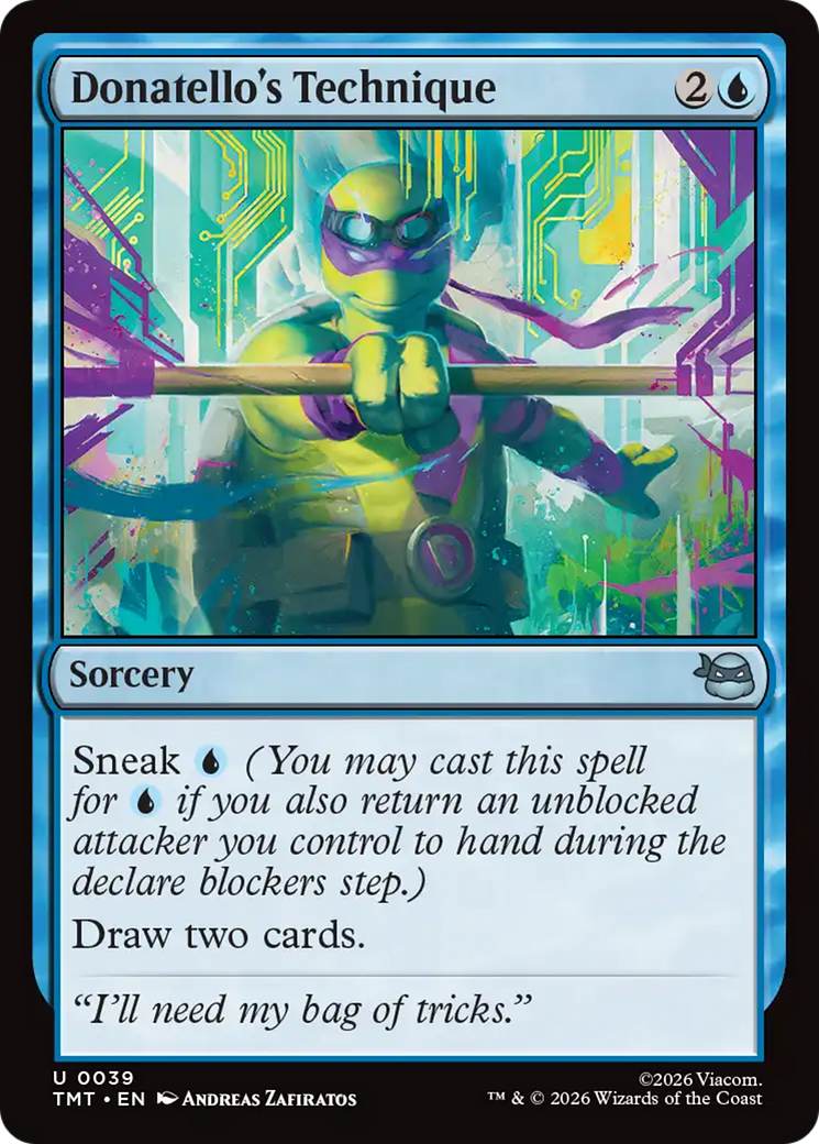 Donatello's Technique [Teenage Mutant Ninja Turtles] | Card Merchant Takapuna