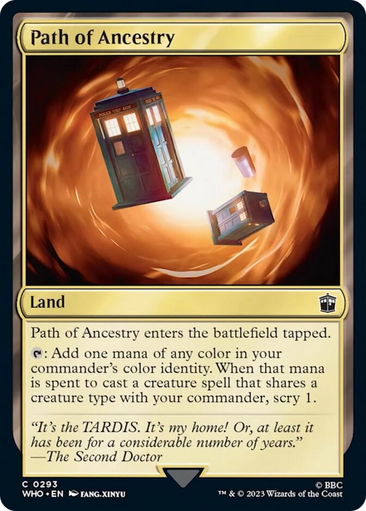 Path of Ancestry [Doctor Who] | Card Merchant Takapuna