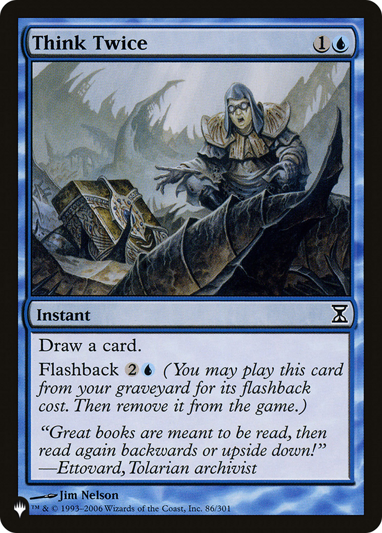 Think Twice [The List] | Card Merchant Takapuna