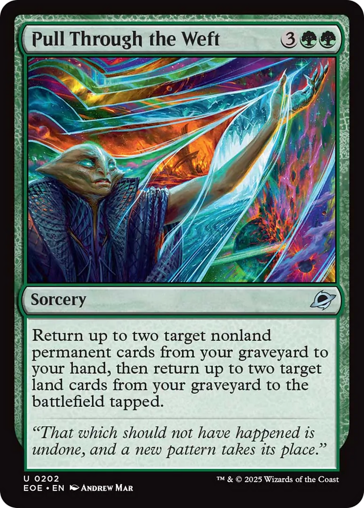 Pull Through the Weft [Edge of Eternities] | Card Merchant Takapuna