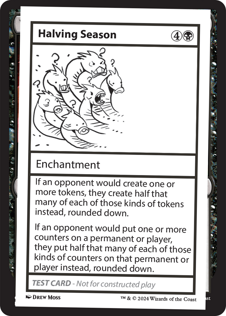 Halving Season [Mystery Booster 2 Playtest Cards] | Card Merchant Takapuna