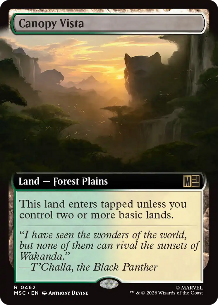 Canopy Vista (Extended Art) [Marvel Super Heroes Commander] | Card Merchant Takapuna