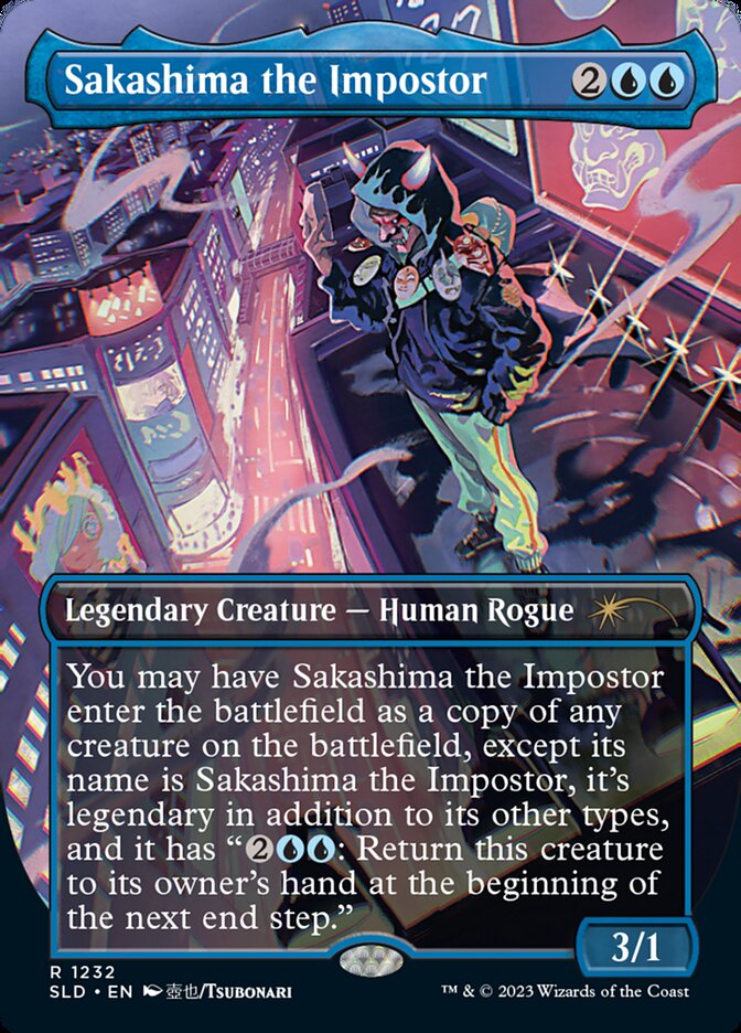 Sakashima the Impostor (Borderless) [Secret Lair Drop Series] | Card Merchant Takapuna