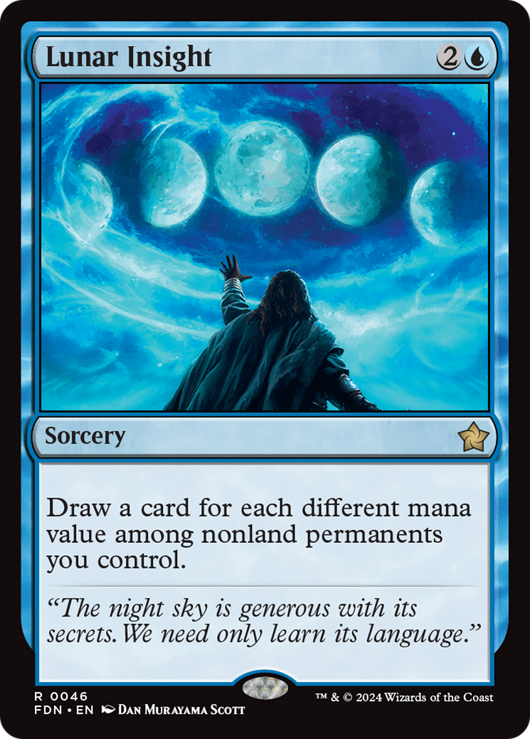 Lunar Insight [Foundations] | Card Merchant Takapuna