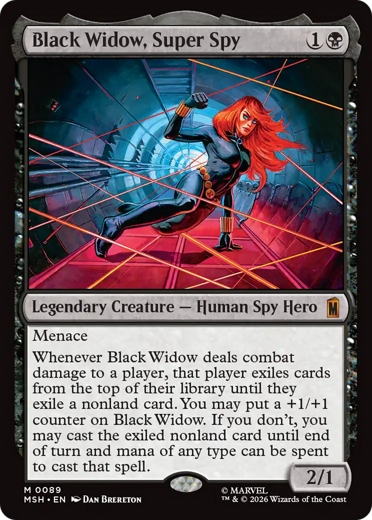 Black Widow, Super Spy [Marvel Super Heroes] | Card Merchant Takapuna