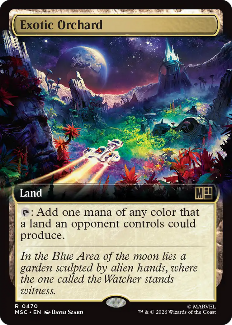 Exotic Orchard (Extended Art) [Marvel Super Heroes Commander] | Card Merchant Takapuna