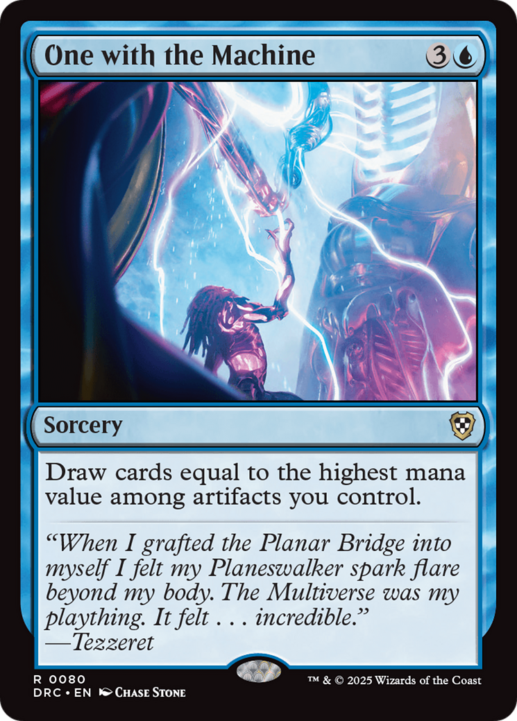 One with the Machine [Aetherdrift Commander] | Card Merchant Takapuna