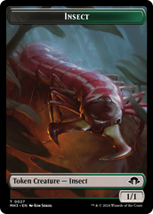 Eldrazi Spawn // Insect (0027) Double-Sided Token [Modern Horizons 3 Tokens] | Card Merchant Takapuna