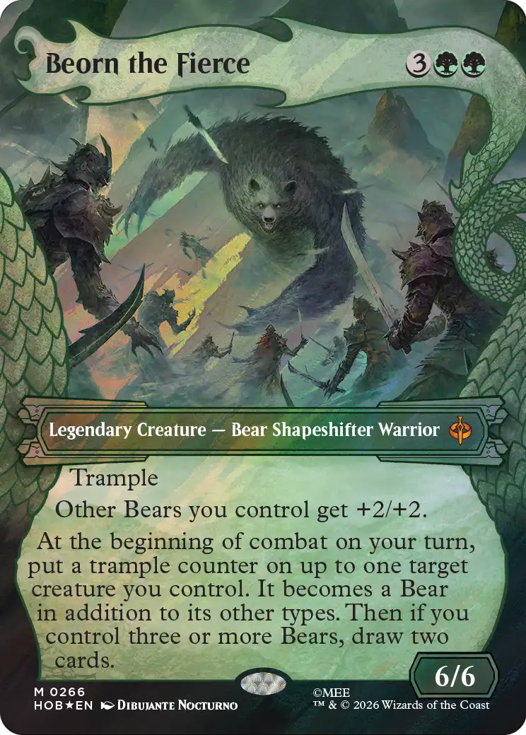Beorn the Fierce (Showcase) (Surge Foil) [The Hobbit] | Card Merchant Takapuna