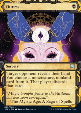 Duress (Foil Etched) [Strixhaven: Mystical Archive] | Card Merchant Takapuna