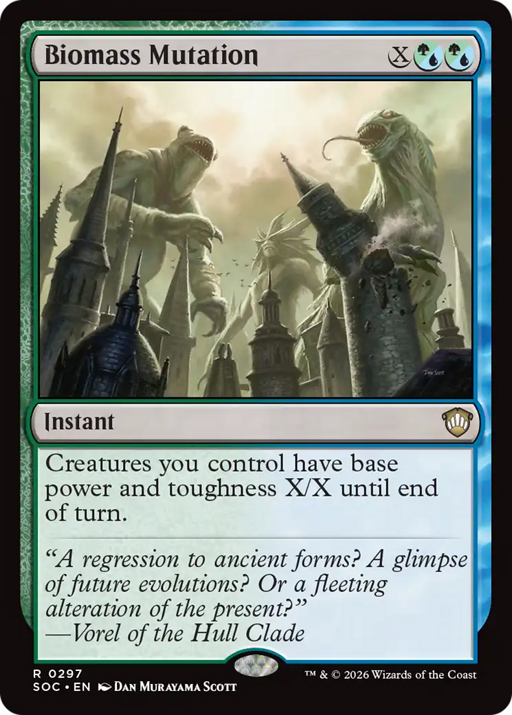 Biomass Mutation [Secrets of Strixhaven Commander] | Card Merchant Takapuna